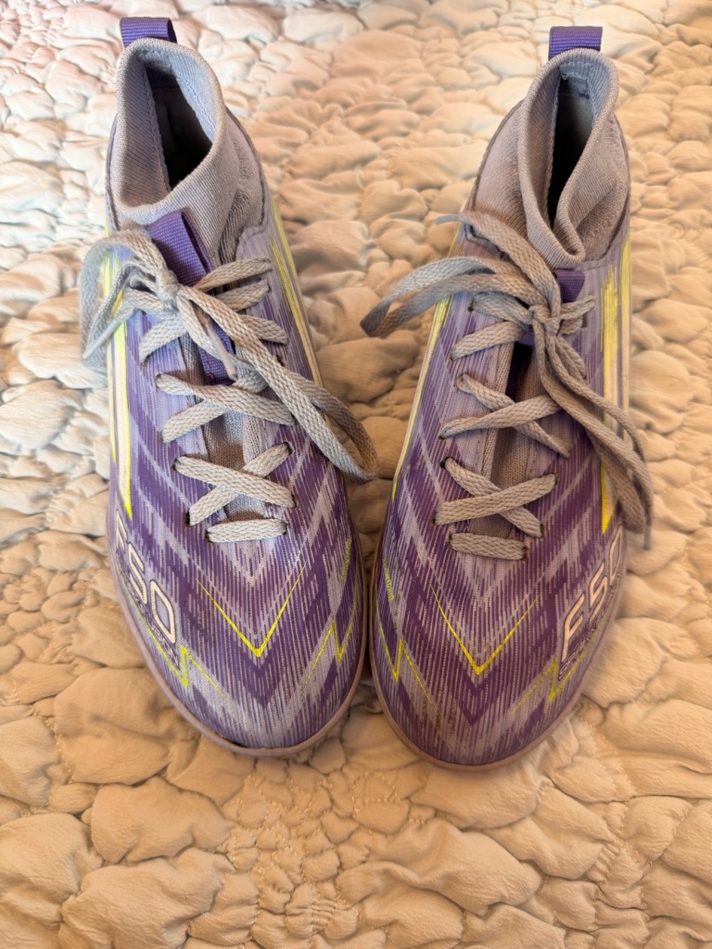 Adidas Kids F50 Sparkfusion Turf soccer cleats